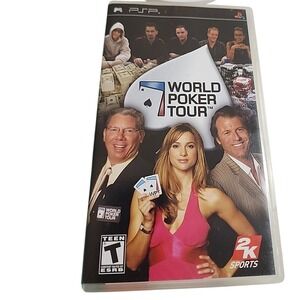World Poker Tour PSP Sony PlayStation Portable UMD 2K Sports‎ Game
